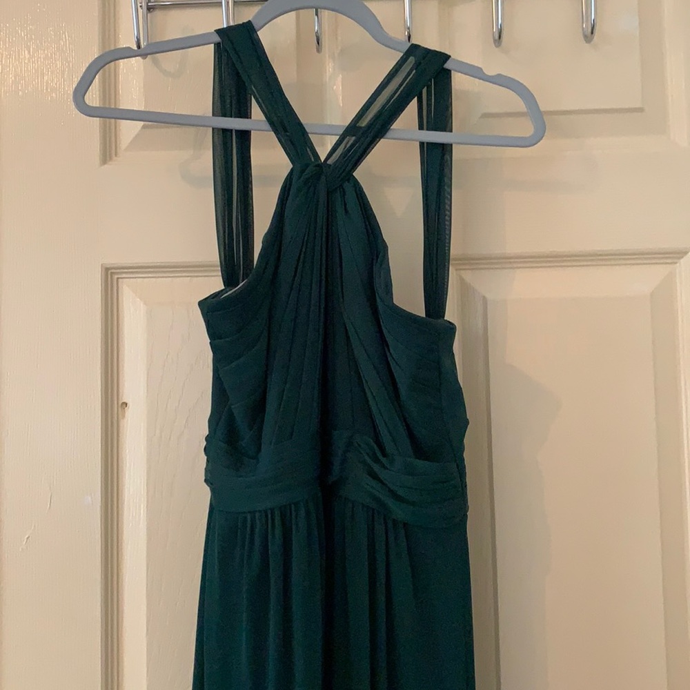 David’s Bridal Juniper Green bridesmaid dress
